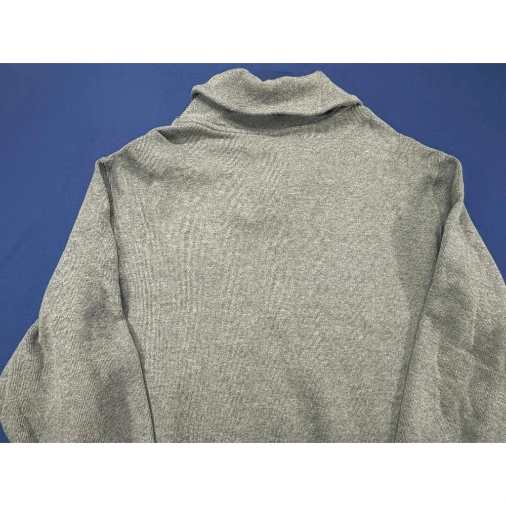 Polo Ralph Lauren‎ Shawl Collar Knit Sweater Pullover Size XXL 2XL Cotton Gray